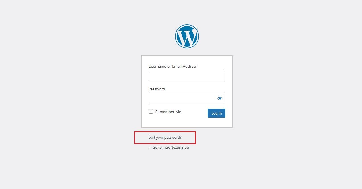 How to Reset Your WordPress Admin Password - IntroNexus Blog